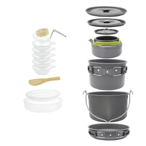 Lightweight Portable Camping Cookware Set