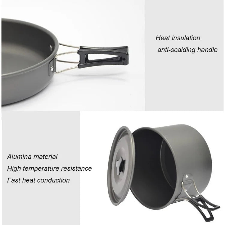 Lightweight Portable Camping Cookware Set