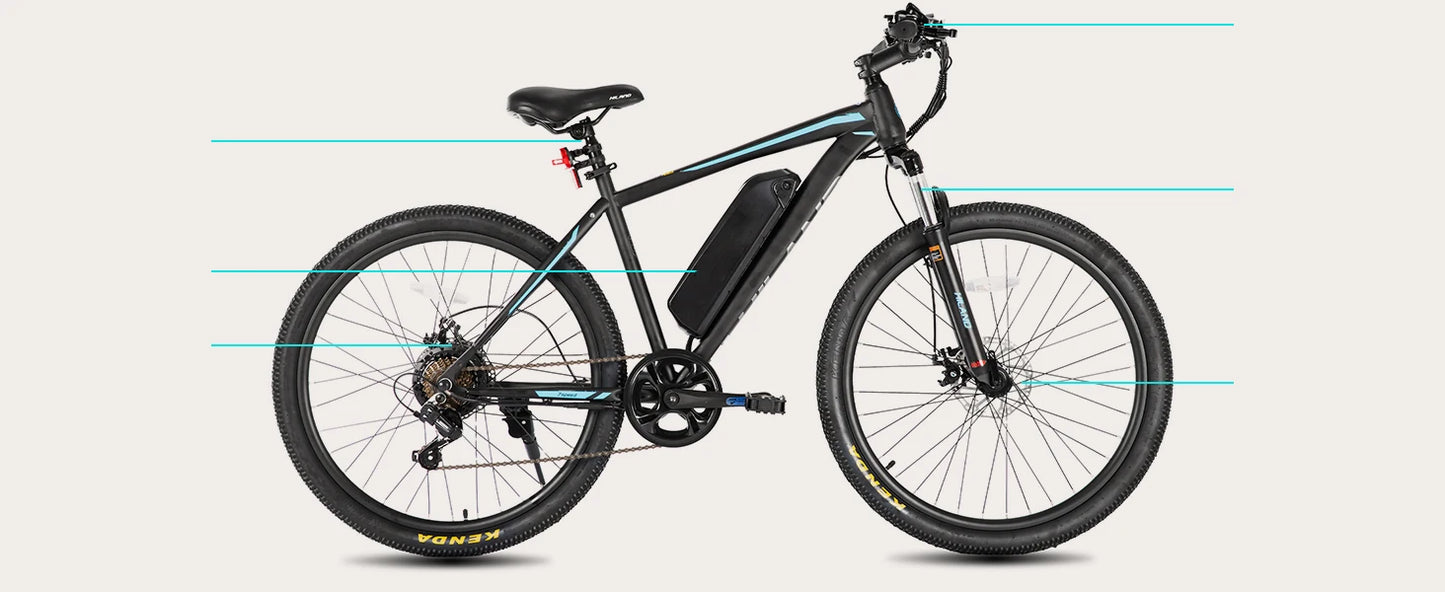 HILAND 500W 36V 26 inch Electric Mountain Bicycle