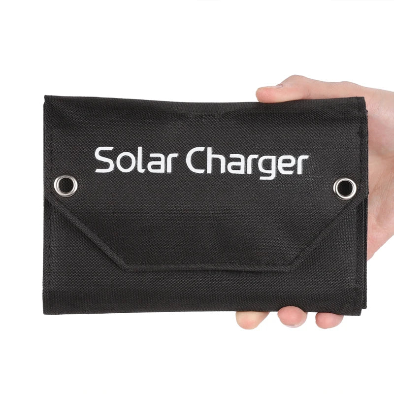 LUXUGLOW 6-Fold 100W 5V USB Folding Solar Power Bank