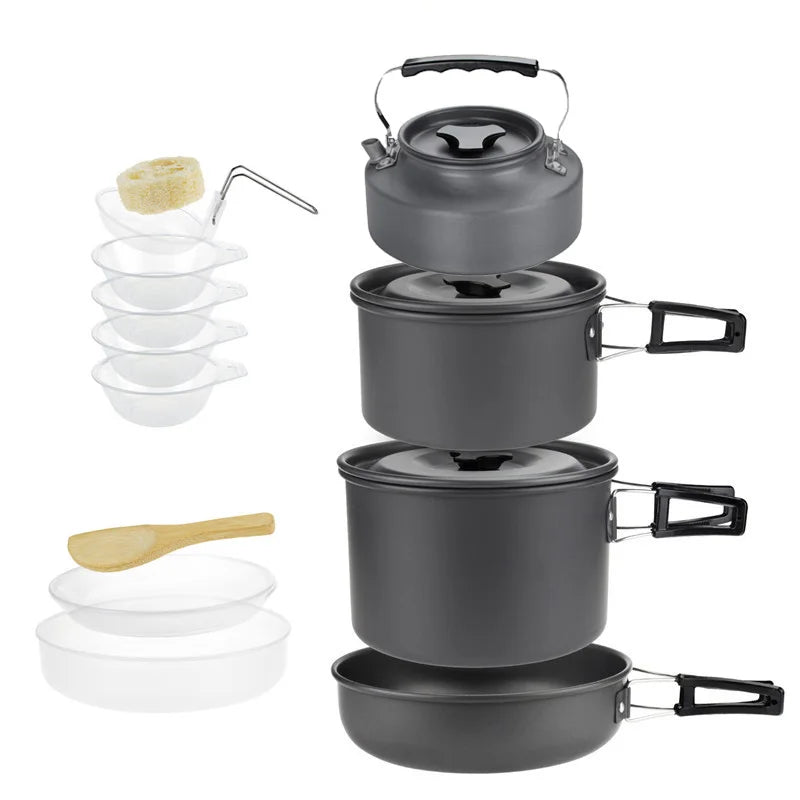 Lightweight Portable Camping Cookware Set