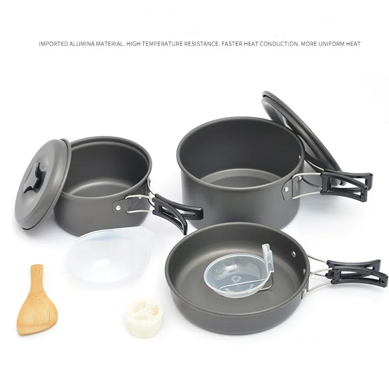 Lightweight Portable Camping Cookware Set