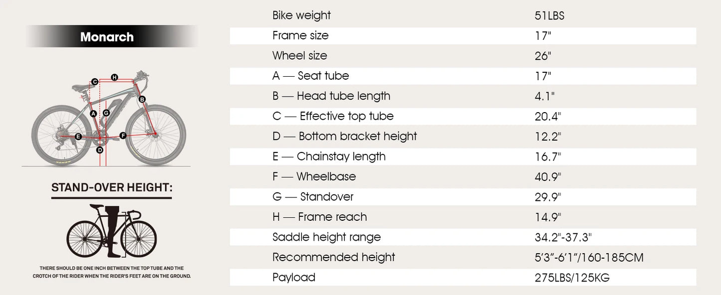 HILAND 500W 36V 26 inch Electric Mountain Bicycle