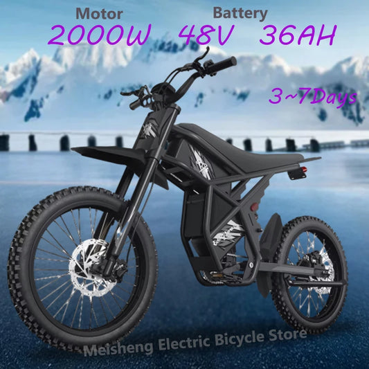 GT73 2000W 36.4AH 25" Electric Dirtbike