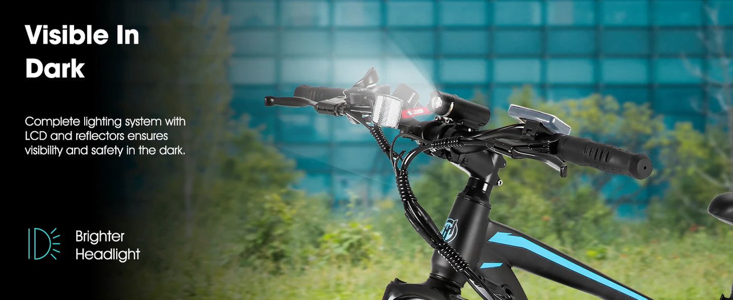 HILAND 500W 36V 26 inch Electric Mountain Bicycle