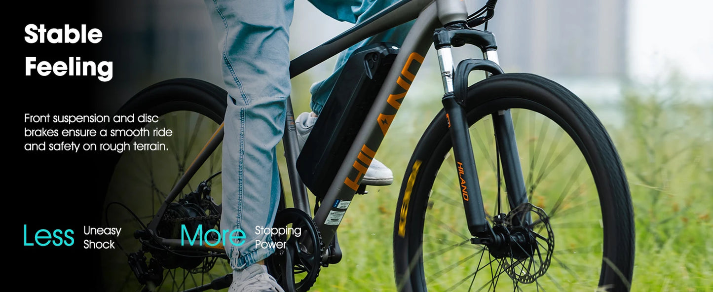 HILAND 500W 36V 26 inch Electric Mountain Bicycle