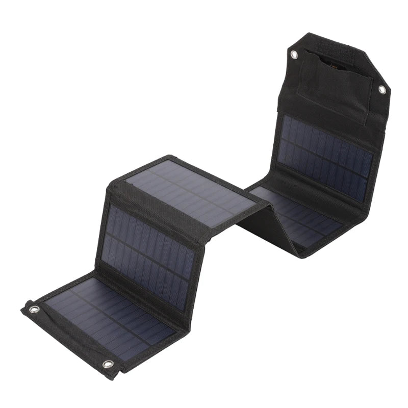LUXUGLOW 6-Fold 100W 5V USB Folding Solar Power Bank