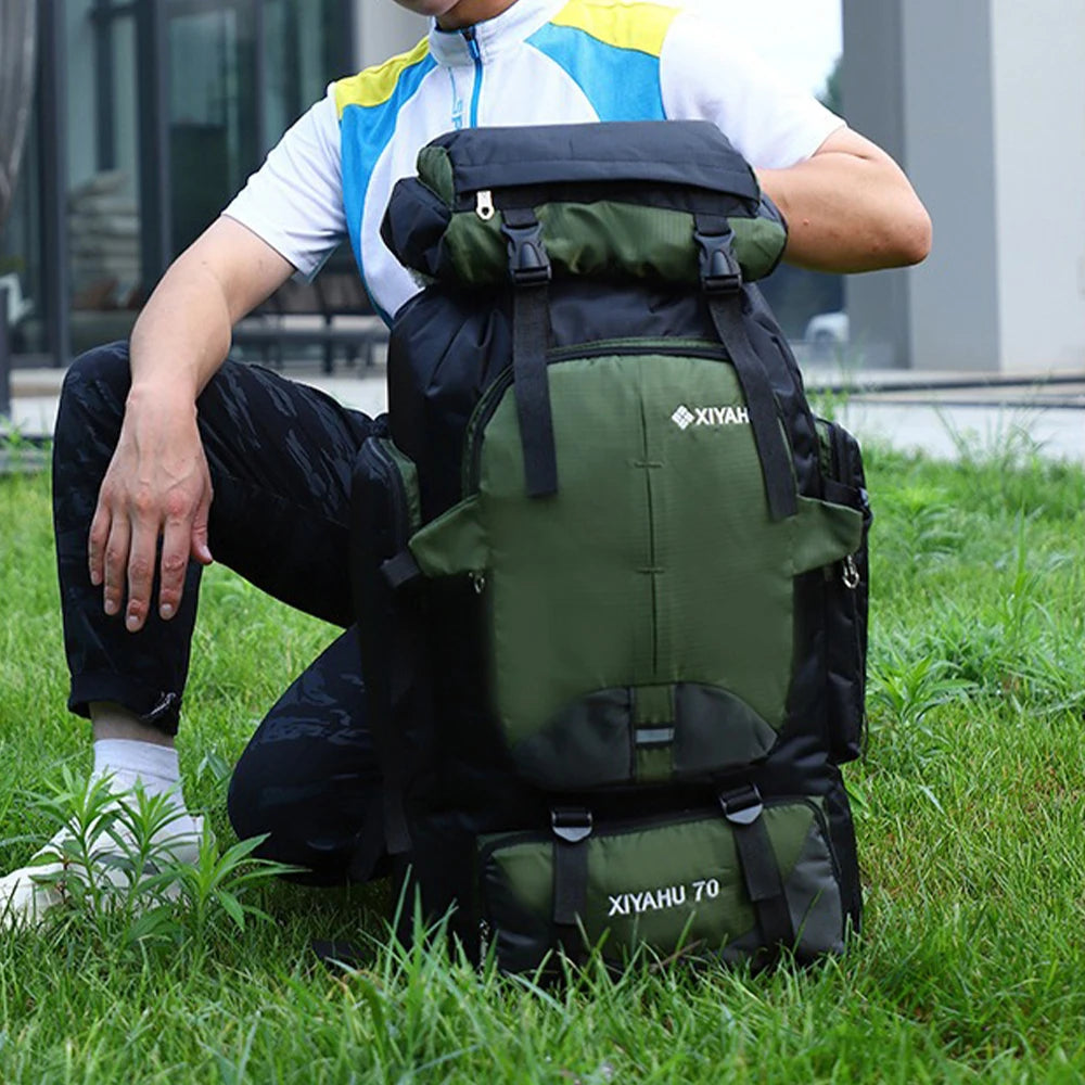 SYZM 70L Oxford Large Waterproof Lightweight Hiking Bag