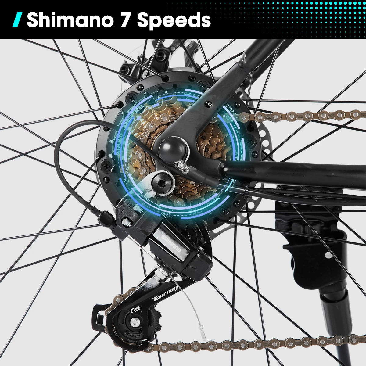 HILAND 500W 36V 26 inch Electric Mountain Bicycle