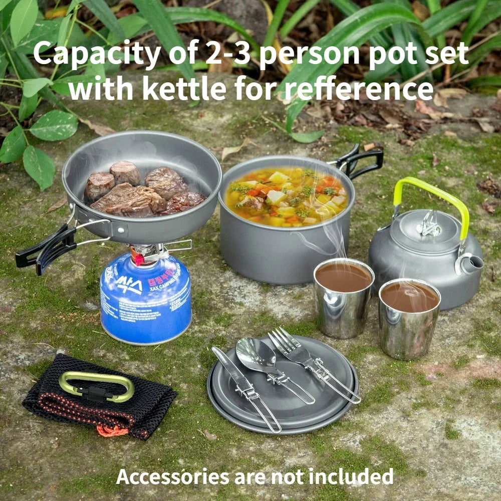 Lightweight Portable Camping Cookware Set