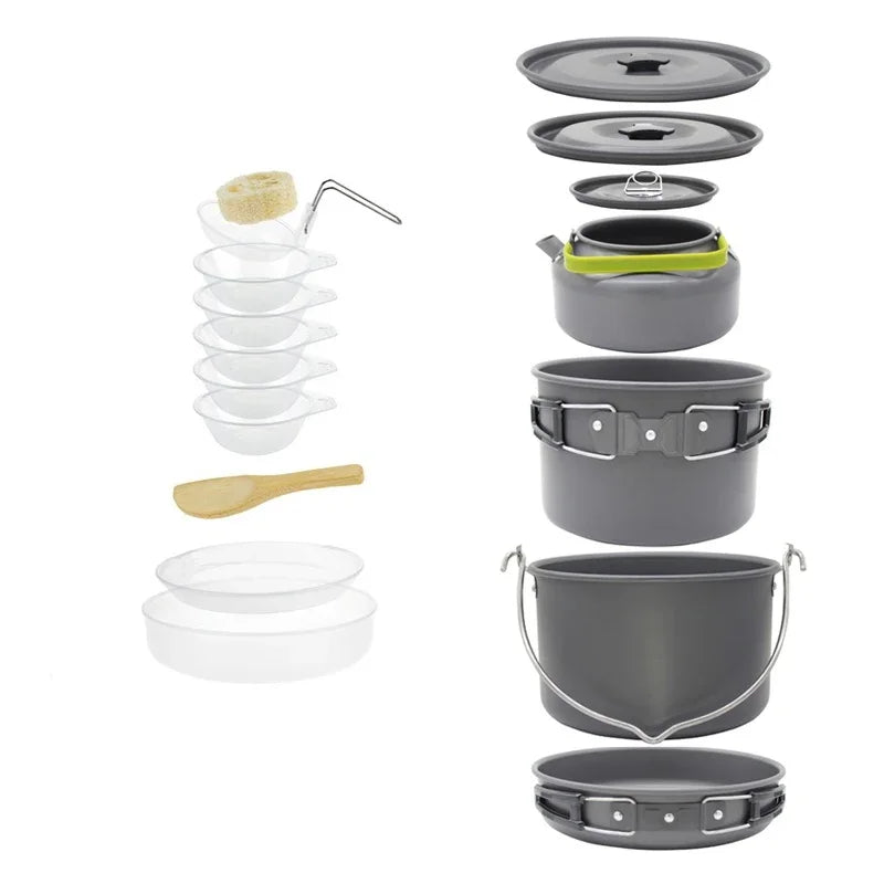 Lightweight Portable Camping Cookware Set